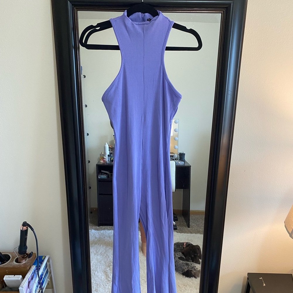 NWT Purple Wide Leg Jumpsuit
